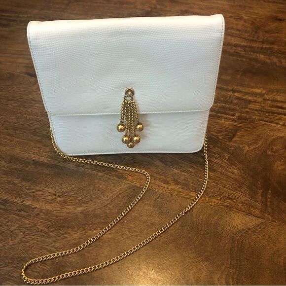 Vintage Morris Moskowitz Gold Tone Chain Bag - Picture 1 of 8